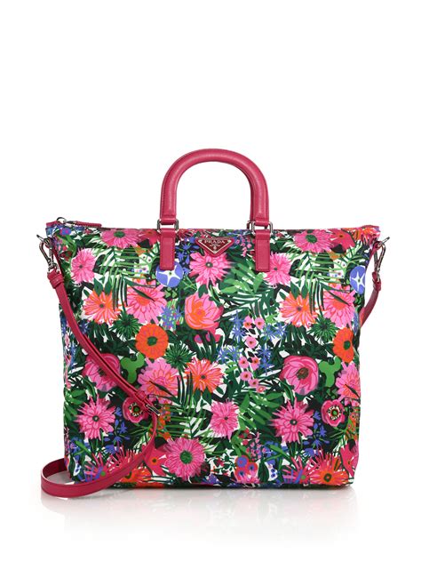 prada floral|Prada floral print.